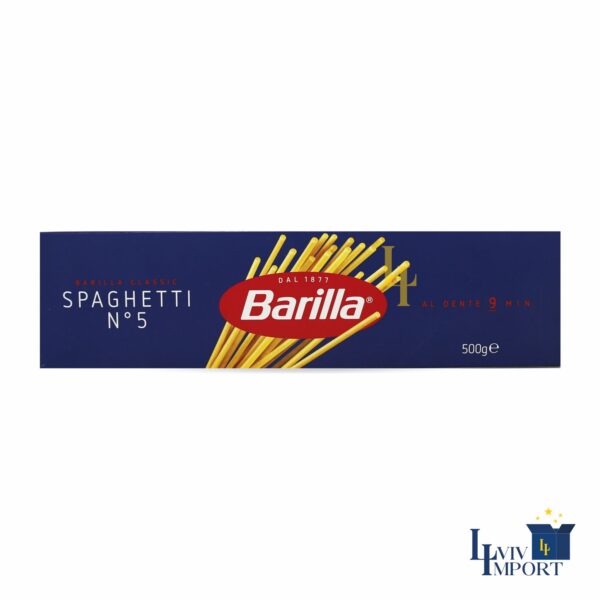 Макарони BARILLA 500g  №05  Spaghetti  (24 шт/56 ящ)