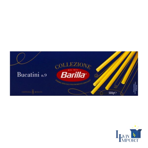Макарони BARILLA 500g  №09  Bucatini  (24 шт/40 ящ)