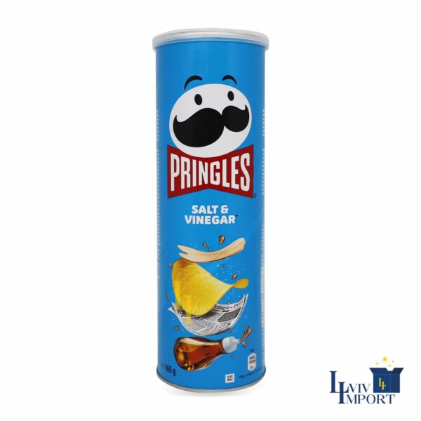 Чипси PRINGLES 165g Salt & Vinegar (19 шт/56 ящ)*