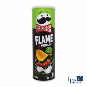 Чипси PRINGLES 160g Flame Medium Kickin' Sour Cream (9 шт/105 ящ)
