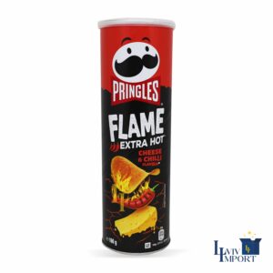 Чипси PRINGLES 160g Flame Extra Hot Cheese & Chilli (9 шт/105 ящ)