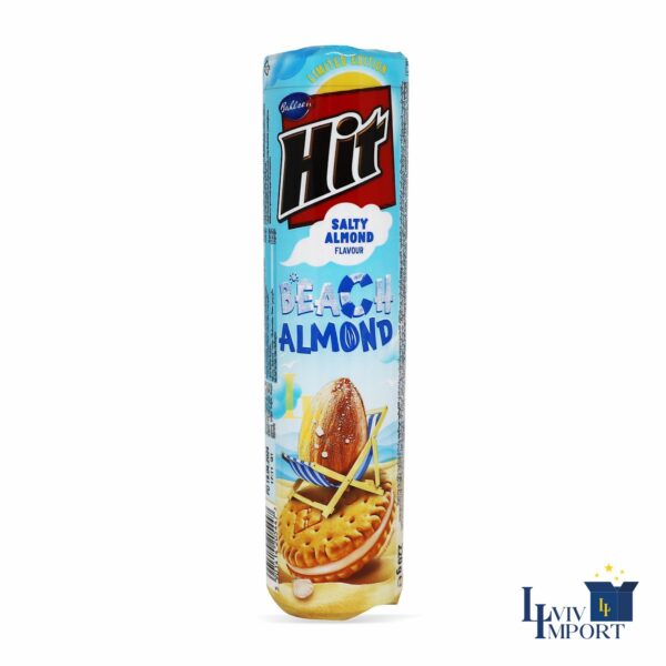 Печиво HIT 220g солоний мигдаль (24 шт/36 ящ)