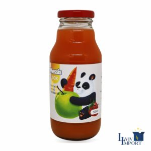Сік скло MESSIS 330ml "Панда" полуниця+ морква+ яблуко (15 шт/112 ящ)