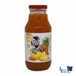 Напій соковмісний скло MESSIS 330ml "Зебра" ананас+ морква (15 шт/112 ящ)