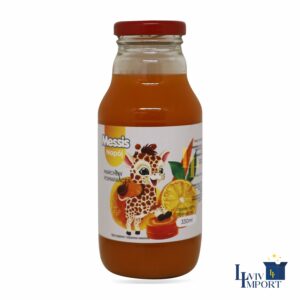 Напій соковмісний скло MESSIS 330ml "Жирафеня" апельсин+морква (15 шт/112 ящ)