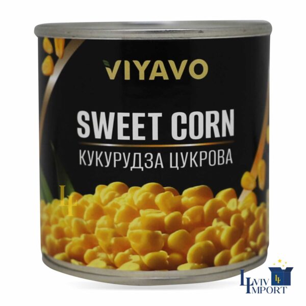 Кукурудза цукрова VIYAVO 420г ж/б (12 шт/140 ящ)