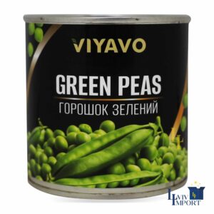 Горошок зелений VIYAVO 420г ж/б (12 шт/140 ящ)