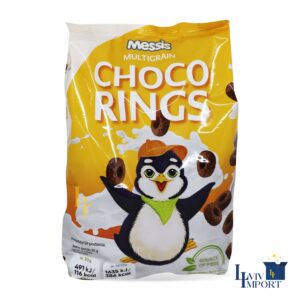 Кільця MESSIS 250g Multigrain rings шоколадні (20 шт/40 ящ)
