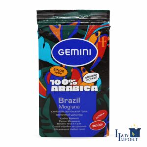 Кава мелена Gemini Brazil Mogiana 250g 100% Arabica (12 шт)