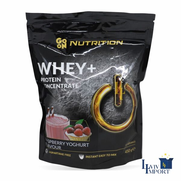 Протеїн Go On Nutrition Whey+ 450g малиновий йогурт (7 шт/72 ящ)