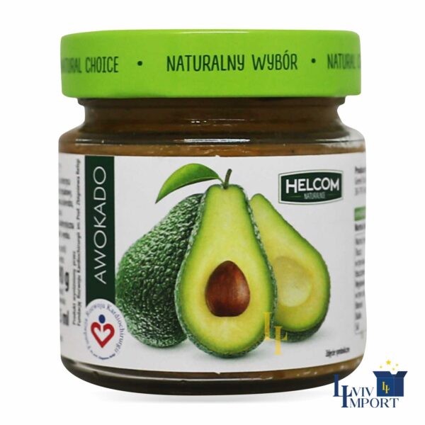 Паста з авокадо та нуту HELCOM NATURALNIE 190g ск/б (8 шт/280 ящ)