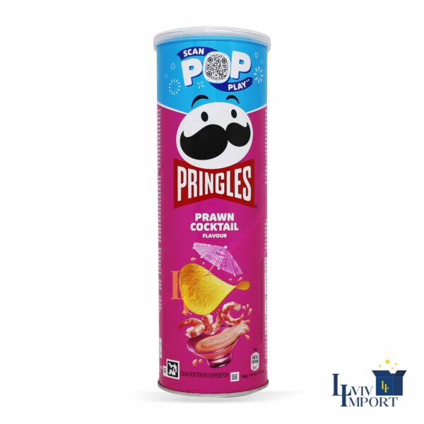 Чипси PRINGLES 165g Prawn Cocktail (19 шт/56 ящ)*
