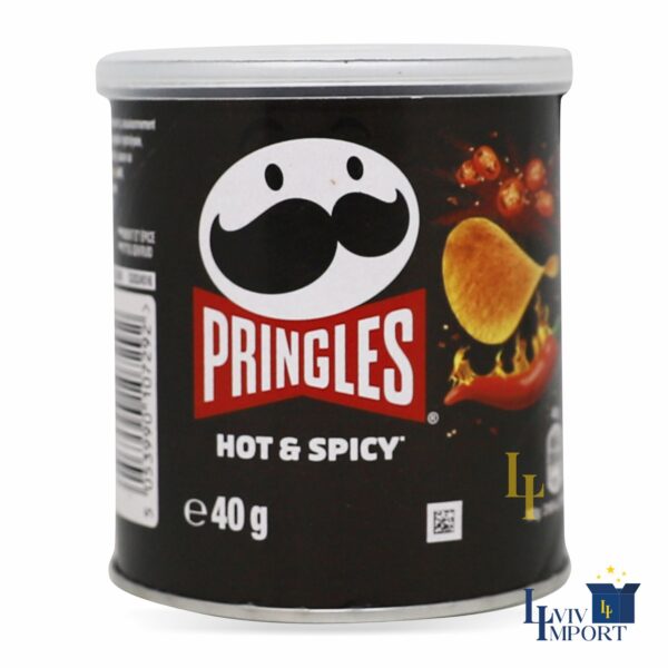 Чипси PRINGLES Mini 40g Hot & Spicy (12 шт/144ящ)*