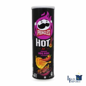 Чипси PRINGLES 160g Hot Smokin' BBQ Ribs (9 шт/105 ящ)*