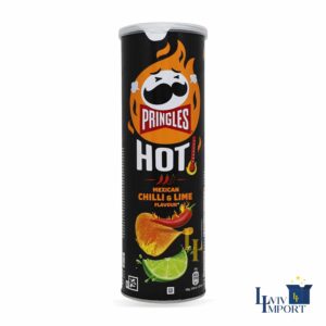 Чипси PRINGLES 160g Hot Mexican Chilli & Lime (9 шт/105 ящ)*