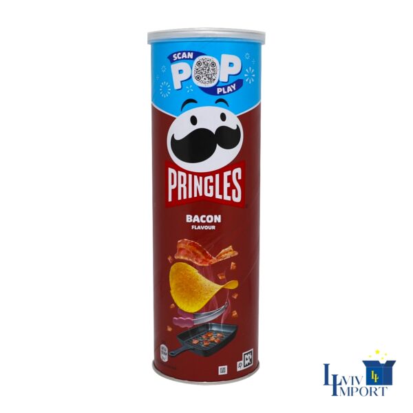 Чипси PRINGLES 165g Bacon (19 шт/56 ящ)*