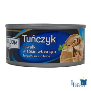 Тунець HELCOM 170g шматочки у власному соусі (24 шт)