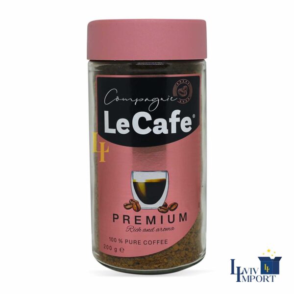 Кава розчинна LeCafe 200g Premium (6 шт)