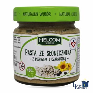 Паста з соняшника з перцем і чорним кмином HELCOM NATURALNIE 225ml ск/б (8 шт/280 ящ)