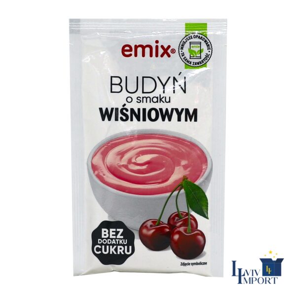 Пудинг EMIX BUDYŃ 40g вишневий (35 шт/352 ящ)