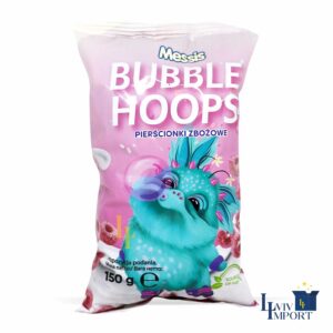 Кільця MESSIS 150g Bubble Hoops злакові зі смаком жувальної гумки (15 шт/64 ящ)