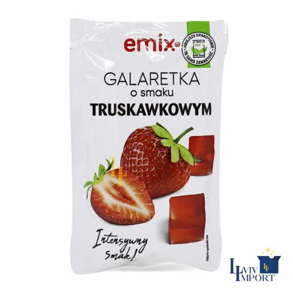Галаретка EMIX 75g полуниця (27 шт/352 ящ)