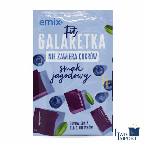 Галаретка без цукру EMIX 25g ягоди (25 шт)