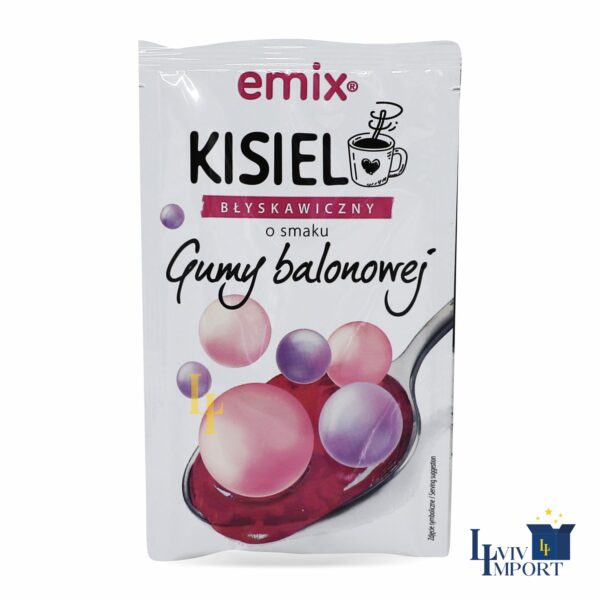 Кисіль швидкого приготування EMIX 30g bubble gum (45 шт/352 ящ)