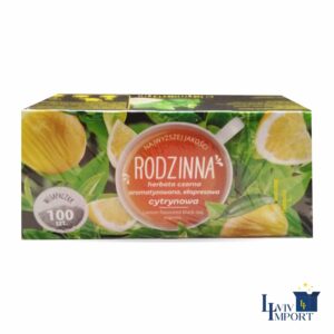 Чай RODZINNA 130g cytryn 100 пакетів (24 шт/46 ящ)