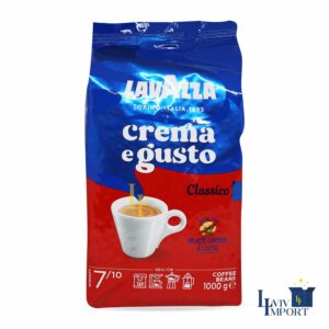 Кава в зернах LAVAZZA 1kg Crema e Gusto Classico (4 шт/66 ящ)