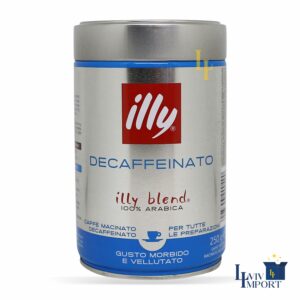 Кава мелена ILLY 250g без кофеїну 100% arabica (6 шт)