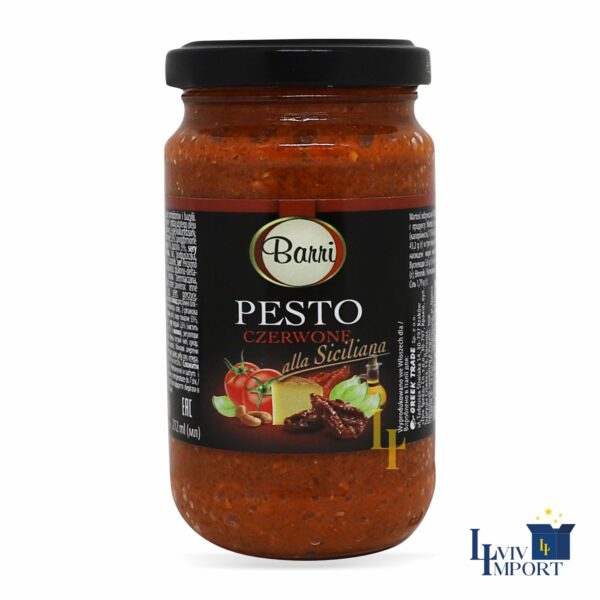 Соус BARRI 190g Pesto alla Siciliana червоний (12 шт)