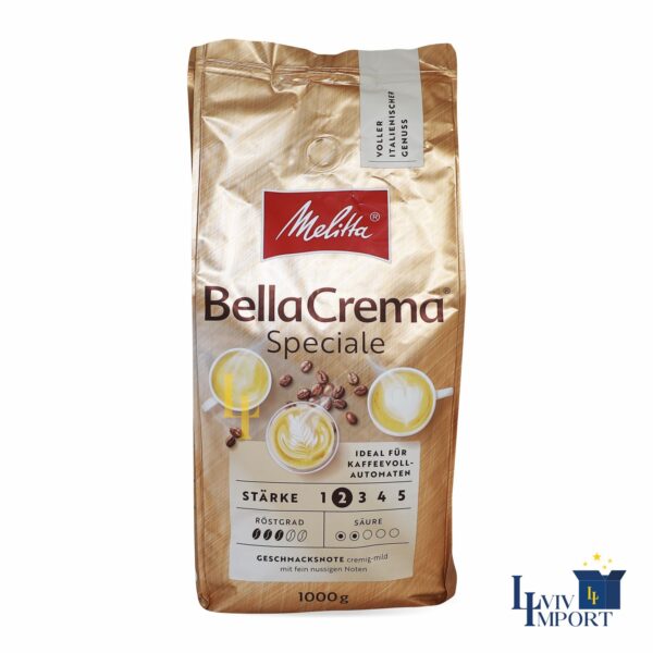 Кава в зернах MELITTA 1kg Bella Crema Speciale (8 шт)