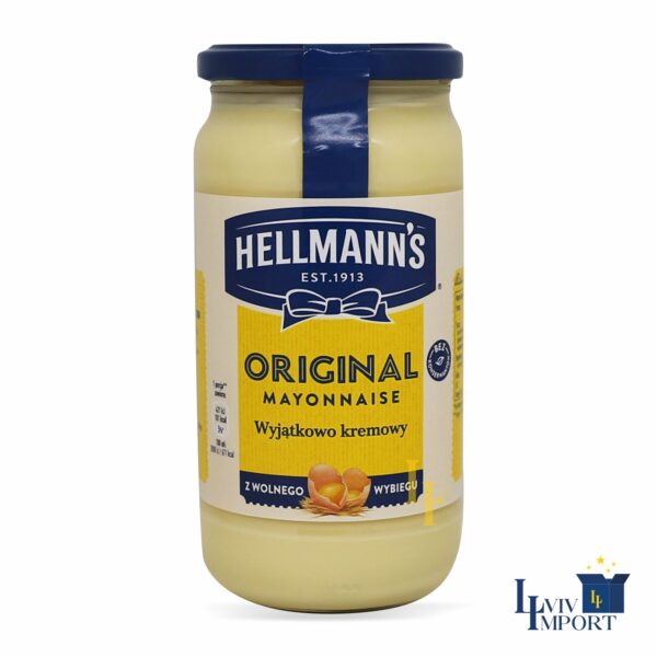 Майонез HELLMANN'S 500ml Oryginal ск/б (12 шт/84 ящ)