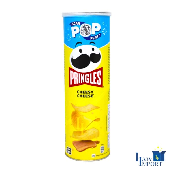 Чипси PRINGLES 165g Cheesy Cheese (19 шт/56 ящ)