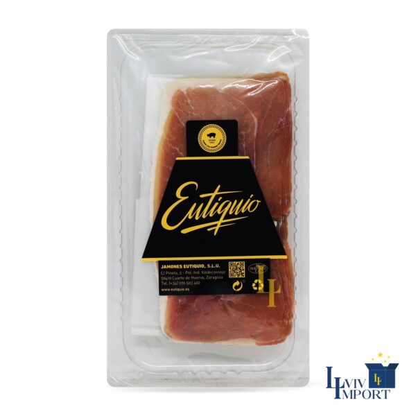 Хамон Eutiquio JAMON SERRANO GAS Bodega нарізка 100g (25 шт/165 ящ)