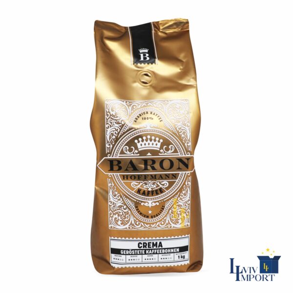 Кава в зернах BARON HOFFMANN 1kg Krema (8 шт)