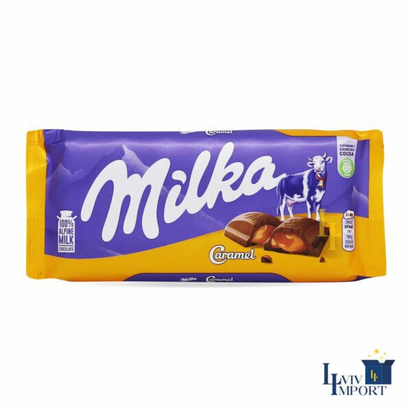Шоколад MILKA 100g Caramel (18 шт)