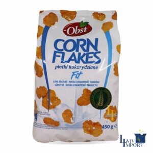 Пластівці OBST 450g Corn Flakes FIT кукурудзяні (15 шт/28 ящ)