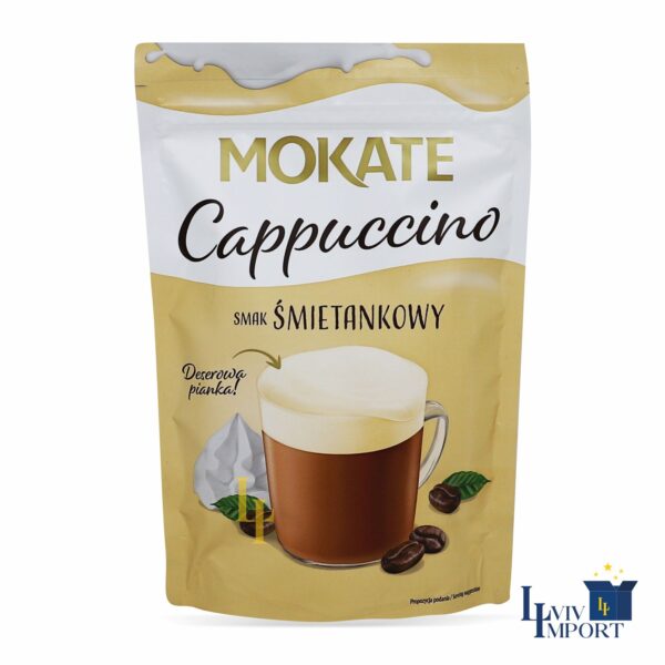 Напій капучино MOKATE 110g з вершковим смаком (10 шт/160 ящ)