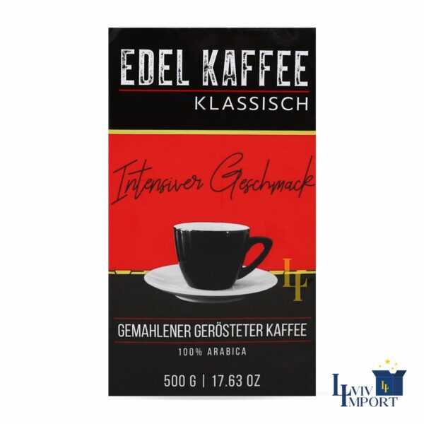 Кава мелена EDEL KAFFEE Klassisch 500g (10 шт/140 ящ)