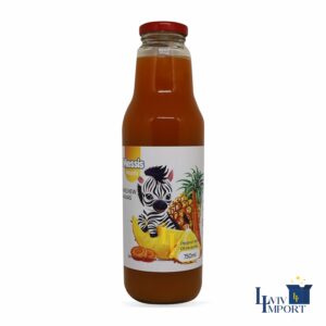 Напій соковмісний скло MESSIS 750ml "Зебра" ананас+морква (8 шт/85 ящ)