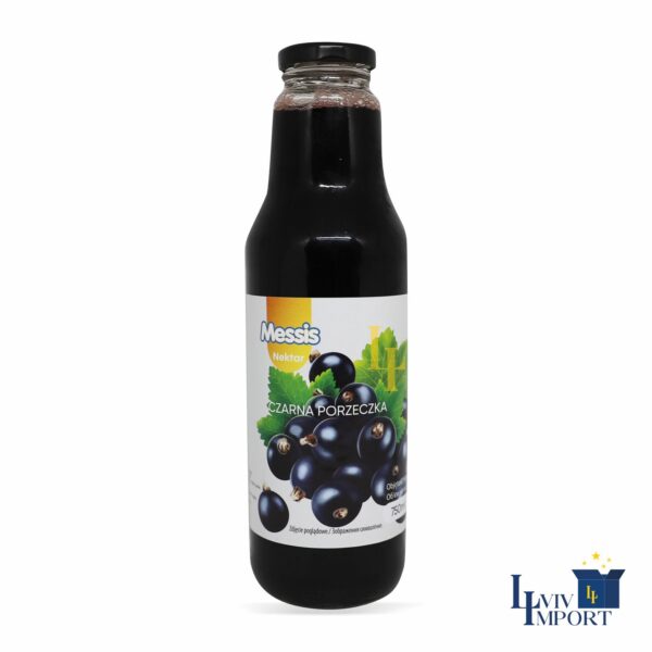 Нектар скло MESSIS 750ml з чорної смородини (8 шт/85 ящ)