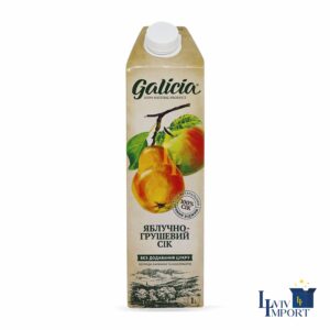 Сік GALICIA 1л яблучно-грушевий неосвітлений (12 шт/60 ящ)