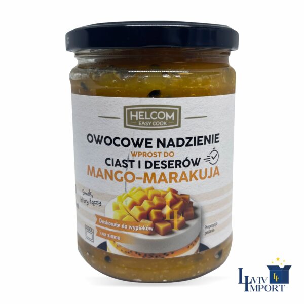Начинка для десертів HELCOM EASY COOK 550g манго-маракуйя ск/б (8 шт/120 ящ)