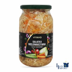 Салат VIYAVO 900ml/820g Овочевий ск/б (8 шт/84 ящ)
