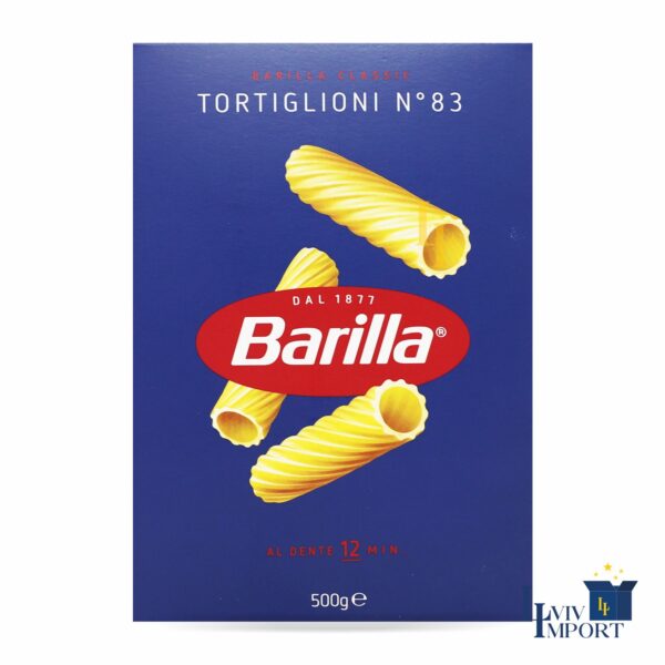 Макарони BARILLA 500g  №83  Tortiglioni  (24 шт/20 ящ)