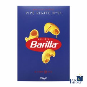Макарони BARILLA 500g  №91  Pipe Rigate  (24 шт/20 ящ)