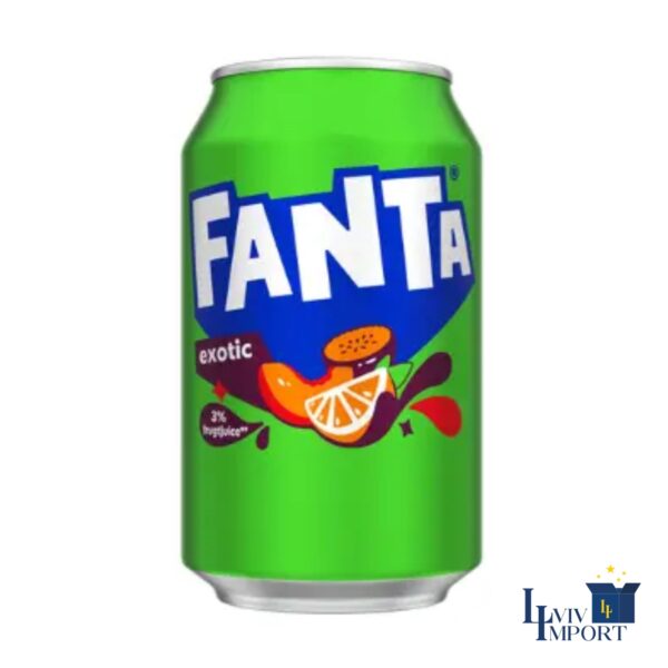 Напій FANTA 330ml Екзотичні фрукти (24 шт/99 ящ)