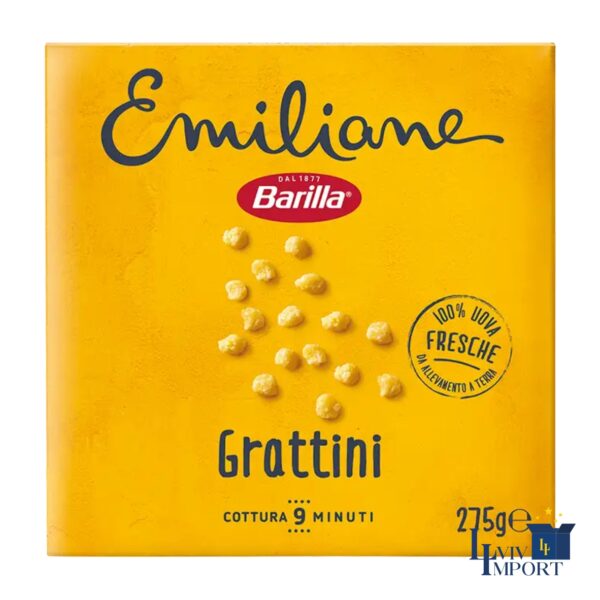 Макарони яєчні BARILLA EMILIANE 275g Grattini all'uovo (24 шт)